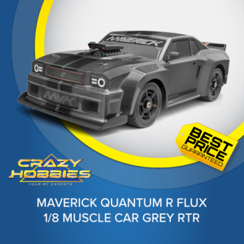 Maverick Quantum R FLUX 1/8 Muscle Car Grey RTR *IN STOCK* 