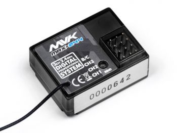 Maverick XT/MT MRX-244 MAVERICK 2.4GHZ 3CH RECEIVER WITH BUILT IN FAILSAFE