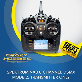 Spektrum RC NX8 (Mode 2) Radio System w/AR8020T Receiver *IN STOCK*