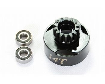 Alpha Clutch Bell 14T with vented +Bearing 5*10mm(2pcs)