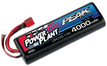 Peak Racing 2S Lipo 4000MAH 7.4V 45C (Deans Plug) *IN STOCK*