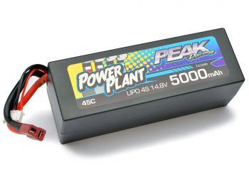 Peak Racing 4S Lipo 5000MAH 14.8V 45C (Deans Plug) *IN STOCK*