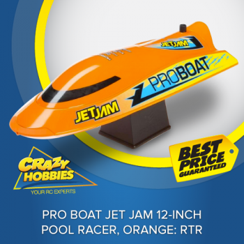 PRO BOAT Jet Jam 12-inch Pool Racer, Orange: RTR *IN STOCK*