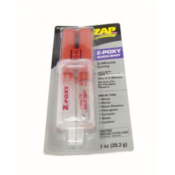 Zap Adhesives 5 Minute Epoxy Syringe