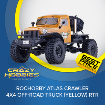 ROCHOBBY Atlas Crawler 4x4 Off-Road Truck (Yellow) RTR *IN STOCK*