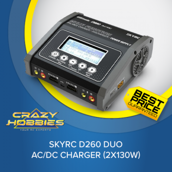 SKYRC D260 DUO AC/DC CHARGER (2X130W)