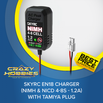 SKYRC EN18 CHARGER (NIMH & NICD 4-8S - 1.2A) WITH TAMIYA PLUG