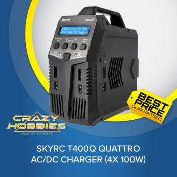 SKYRC T400Q QUATTRO AC/DC CHARGER (4X 100W) *IN STOCK*