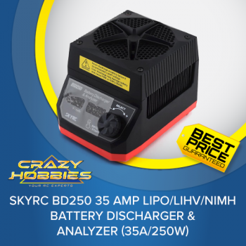 SkyRC BD250 35 Amp LiPo/LiHV/NiMH Battery Discharger & Analyzer (35A/250W)