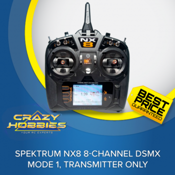 Spektrum RC NX8 (Mode 1) Radio System w/AR8020T Receiver *IN STOCK*