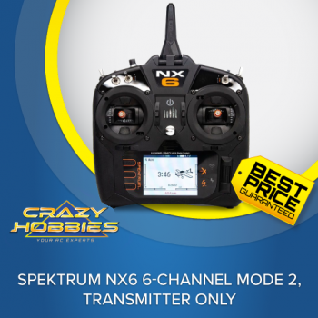 Spektrum NX6 6-Channel Mode 2, Transmitter Only *IN STOCK*
