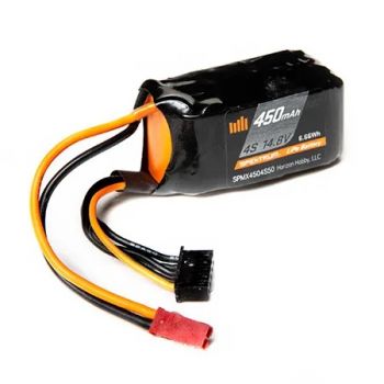 *CLEARANCE SALE*   Spektrum 450mah 4S 14.8v 50C Smart LiPo Battery with JST Connector