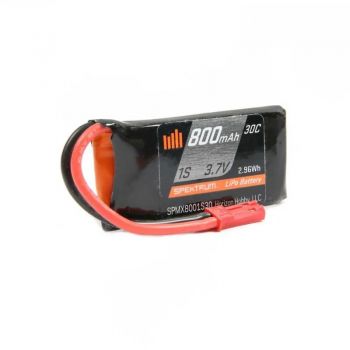 *CLEARANCE SALE*   Spektrum 800mah 1S 3.7v 30C Smart LiPo Battery with JST Connector
