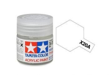 Tamiya Acrylic Mini X-20A Thinner 1/3 oz