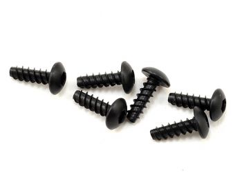 Traxxas 2.5x8mm Button Head Hex Plastic Screws (6)