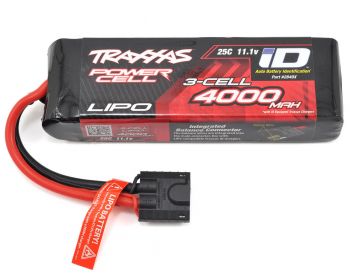 Traxxas 3S LiPo 25C Battery w/iD Traxxas Connector (11.1V/4000mAh)