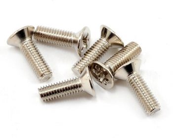 Traxxas 3x10mm Flat Head Machine Screw (6)