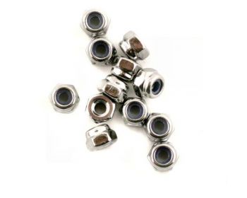 Traxxas Nuts, 2.5mm nylon locking (12)