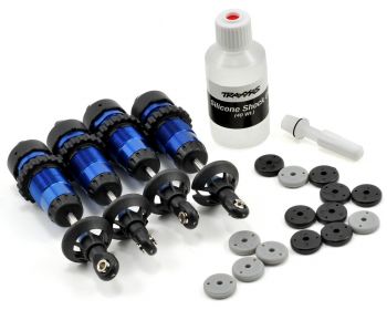 Traxxas Aluminum GTR Shocks Blue 