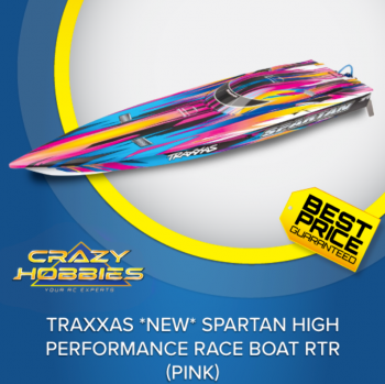 Traxxas Spartan Race Boat RTR  (Pink) *IN STOCK*