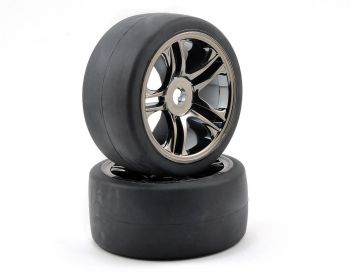 Traxxas Tyres & wheels, assembled, glued 
