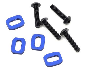 Traxxas X-Maxx Motor Mount Washer (Blue) (4)