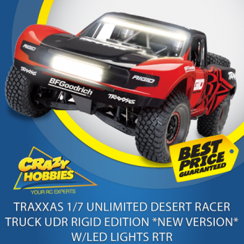 TRAXXAS UNLIMITED DESERT RACER TRUCK UDR RIGID EDITION RTR *IN STOCK*