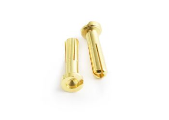 4.0mm Low Profile Gold Plated connector Male 2pcs/bag