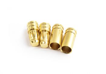 5.0mm gold plated connector(F&M) 2pairs/bag