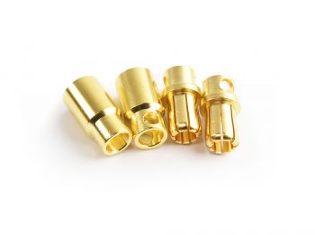 8.0mm gold plated connector(F&M) 2pairs/bag