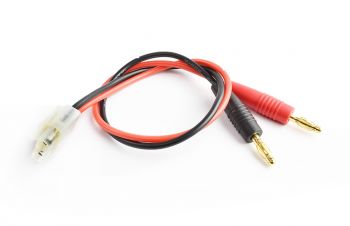 Male Tamiya to 4.0mm connector charging cable16AWG 30cm silicone wire