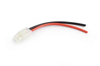 Male Tamiya with 10cm 14AWG silicone wire