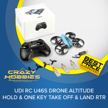UDI RC U46S Drone altitude hold & one key take off & land RTR *IN STOCK*