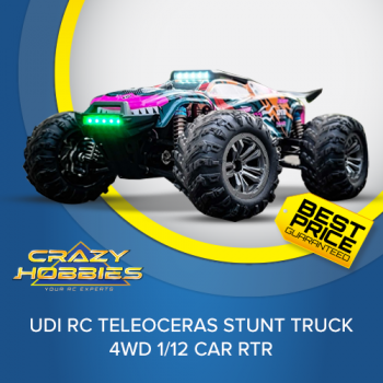 UDI RC TELEOCERAS Stunt Truck 4WD 1/12 CAR RTR *IN STOCK*