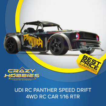 UDI RC PANTHER SPEED DRIFT 4WD RC CAR 1/16 RTR *IN STOCK*