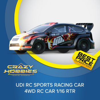 UDI RC SPORTS RACING CAR 4WD RC CAR 1/16 RTR *IN STOCK*