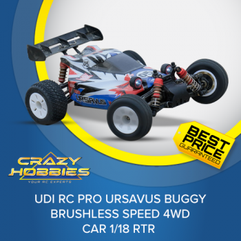 UDI RC PRO URSAVUS Buggy BRUSHLESS SPEED 4WD CAR 1/18 RTR *IN STOCK*