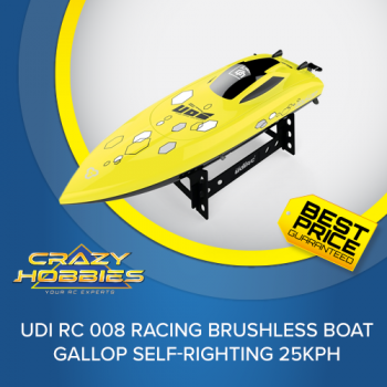 UDI RC 008 Racing Brushless Boat GALLOP Self-Righting 25Kph *IN STOCK*