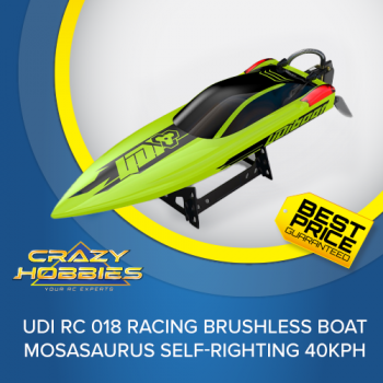 UDI RC 020 Racing Brushless Boat Mosasaurus Self-Righting 40Kph *IN STOCK*