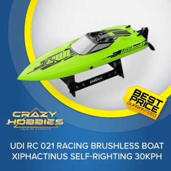 UDI RC 021 Racing Brushless Boat Xiphactinus Self-Righting 30Kph *IN STOCK*
