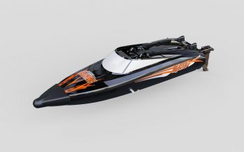 UDI RC 13" Skater RC Boat (Self-Righting 25kph) BLACK RTR *IN STOCK*