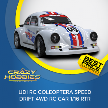 UDI RC COLEOPTERA SPEED DRIFT 4WD RC CAR 1/16 RTR *IN STOCK*