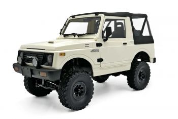 WPL Suzuki Jimny JA11C Soft Top RC Rock Crawler Electric 4WD 1/10 Scale RTR - White
