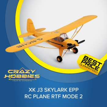 XK J3 Skylark EPP RC Plane RTF Mode 2 *IN STOCK*