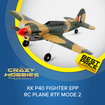 XK P40 Fighter EPP RC Plane RTF Mode 2 *IN STOCK*