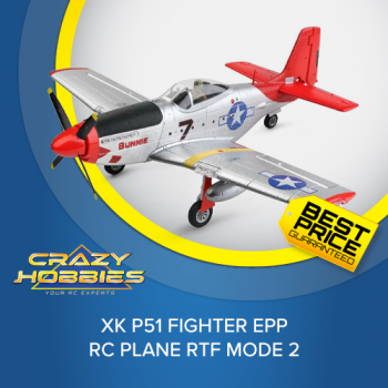 XK P51 Fighter EPP RC Plane RTF Mode 2 *IN STOCK*